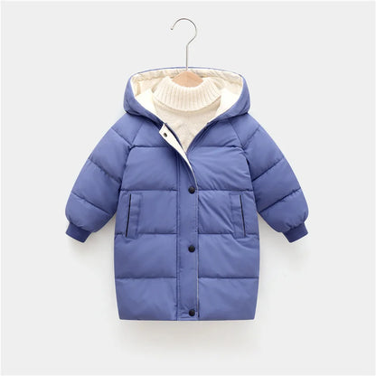 Kids Cotton-Padded Parka Coat