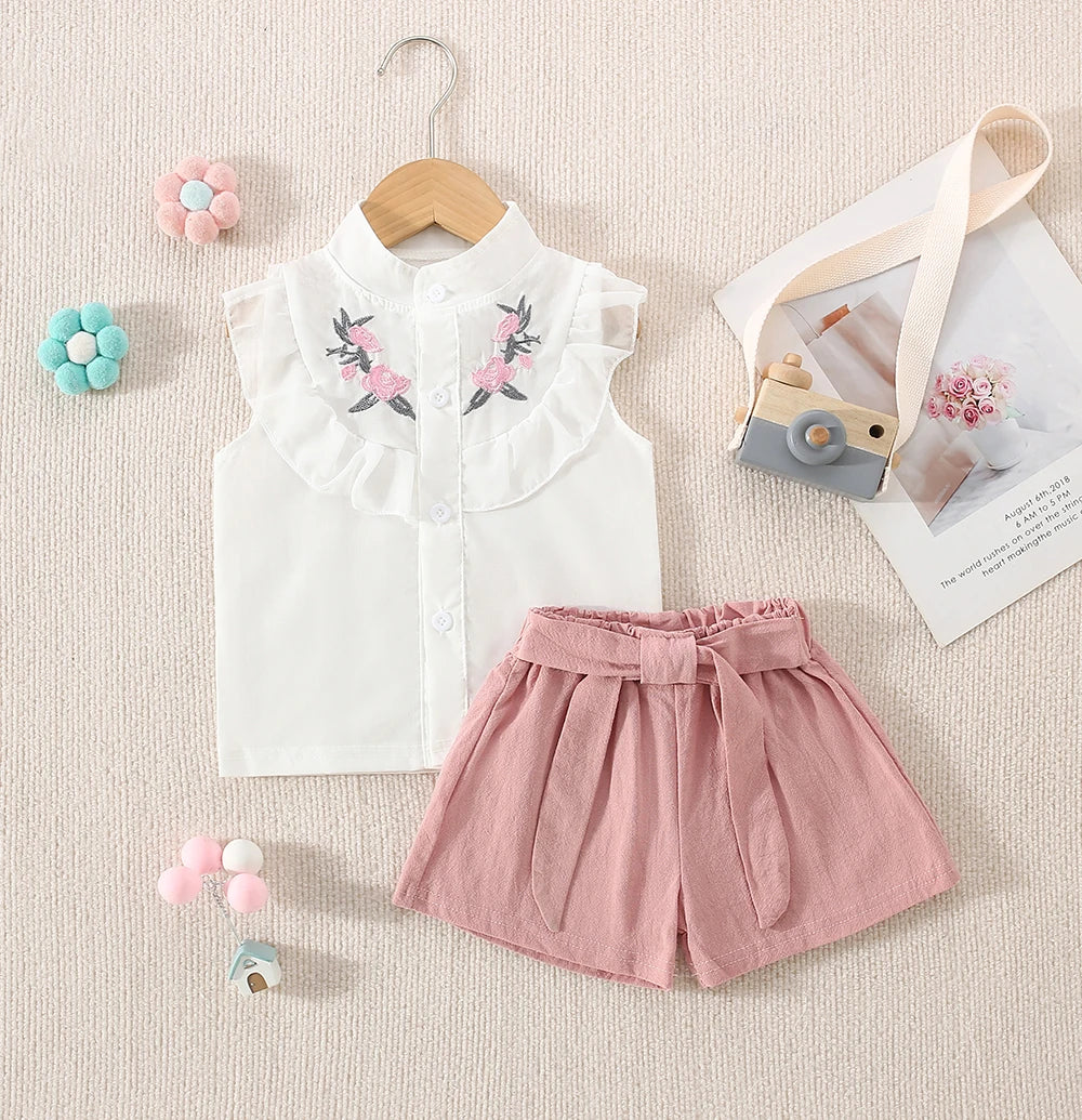 Baby Girl Flower Embroidery Set