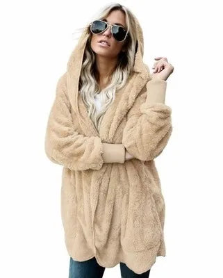 Double Fleece Hooded Jacket