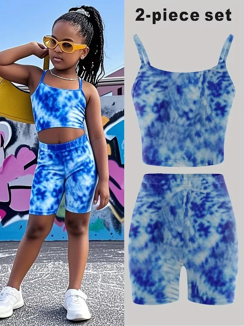 2-Piece Blue Tie-Dye Â€“