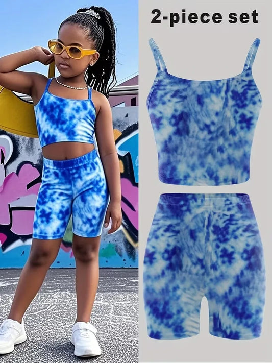 2-Piece Blue Tie-Dye Â€“