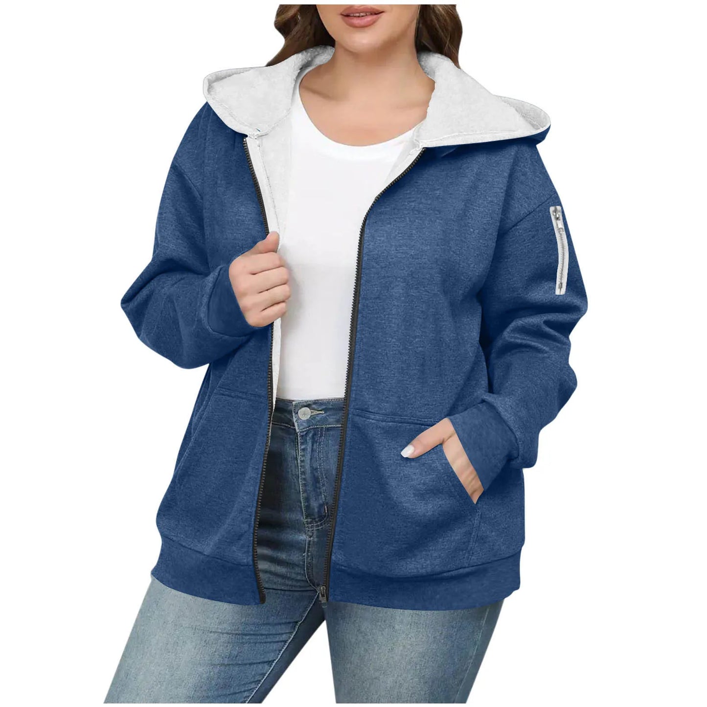 Basic Solid Color Hoodie