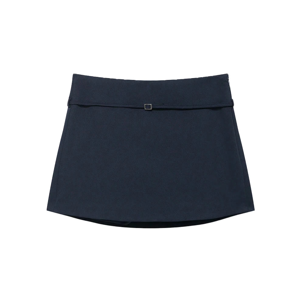 Solid Color Skort Belt