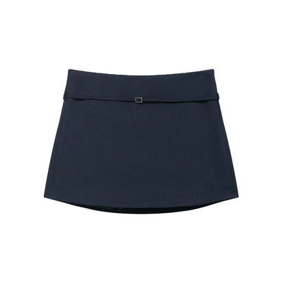 Solid Color Skort Belt