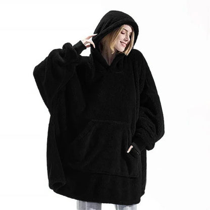Double-Faced Fleece Hoodie