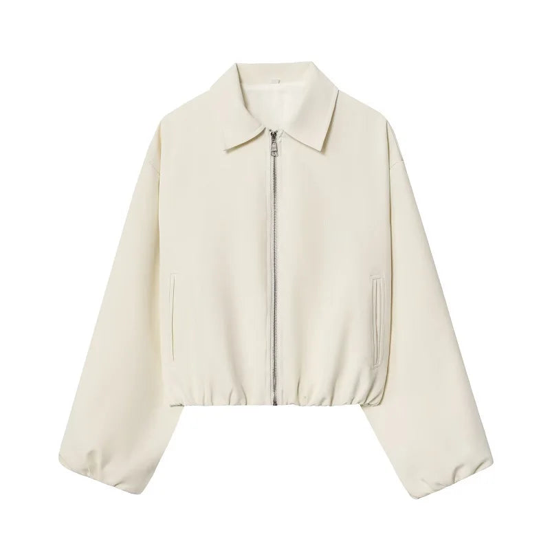 Mujer Bomber Jacket Top