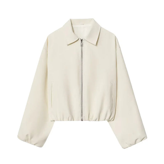 Mujer Bomber Jacket Top