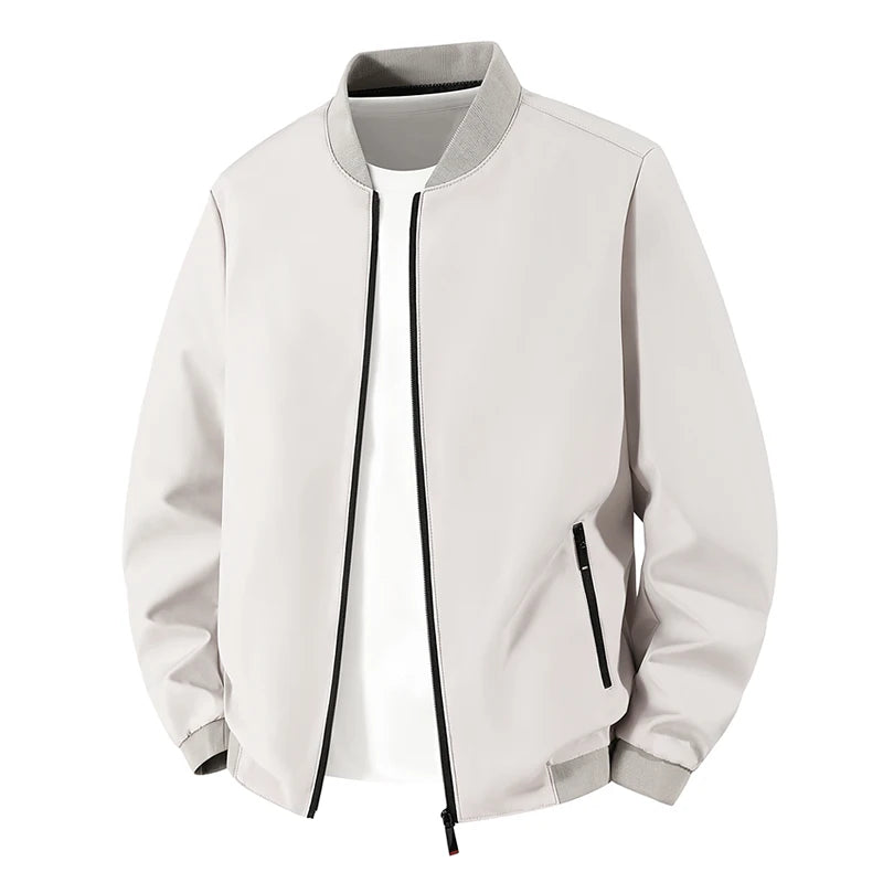 Fashionable Baseball Collar Jacket