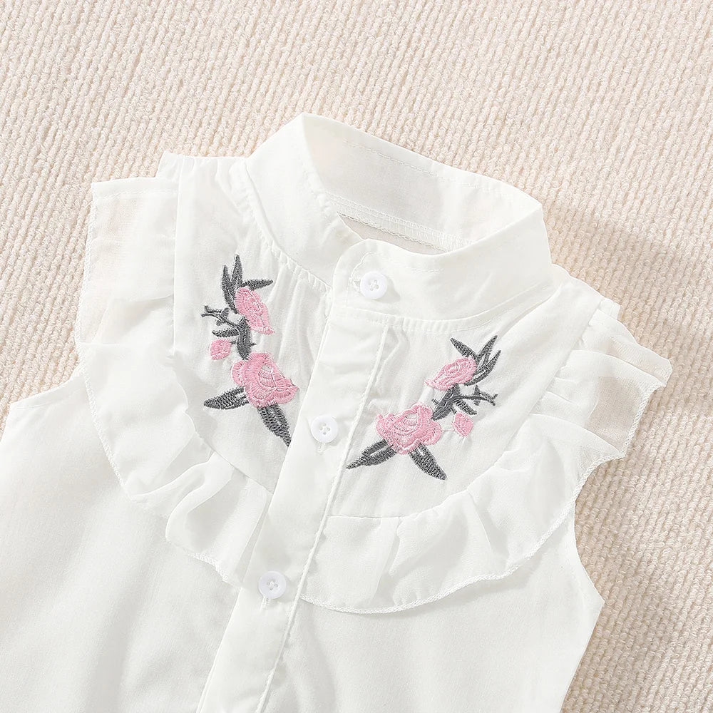 Baby Girl Flower Embroidery Set