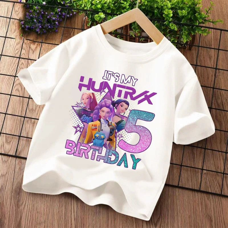 Girls Kawaii Print T-Shirt