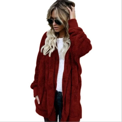 Double Fleece Hooded Jacket